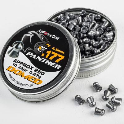 AirForceOne Panther Airgun Pellets .177 10.34gr Tin x 250 pcs