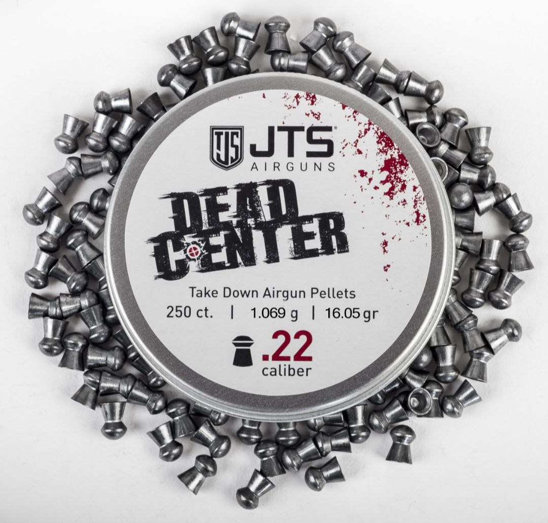JTS Dead Center Domed .22 5.5mm Airgun Pellets – 16.05 grains 250pcs JTS Dead Center Domed .22 5.5mm Airgun Pellets – 16.05 grains 250pcs