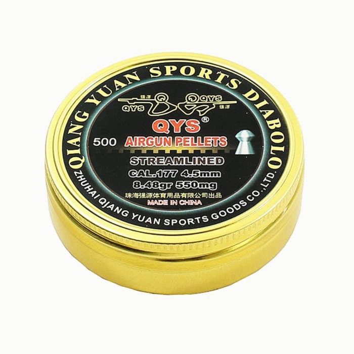 QYS Streamlined .177 Airgun Pellet 8.48gr 4.49