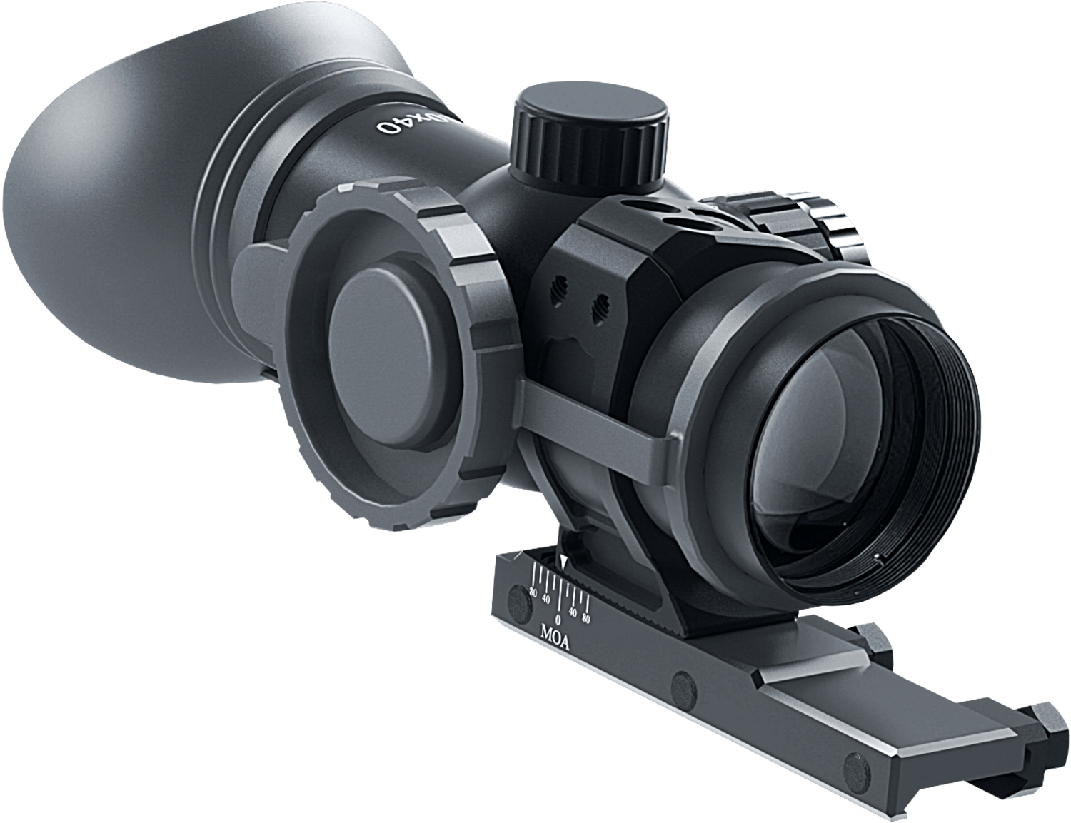 Immersive Optics 10x40 MDE-M Extended Mildot with MOA Adjustable Mounts Immersive Optics 10x40 MDE-M Extended Mildot with MOA Adjustable Mounts