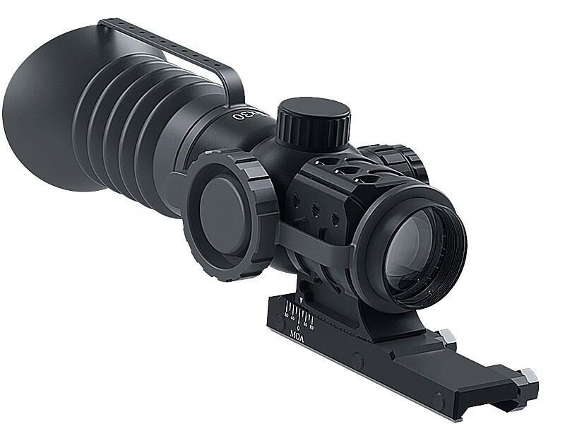 Immersive Optics 5x30 MD-M Mildot with MOA Adjustable Mounts Immersive Optics 5x30 MD-M Mildot with MOA Adjustable Mounts