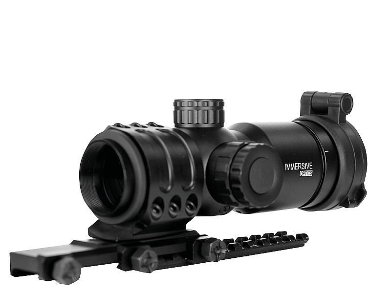 Immersive Optics 5x30 Pro 85 MD-M with MOA Adjustable Mounts - Long 85mm Eye Relief