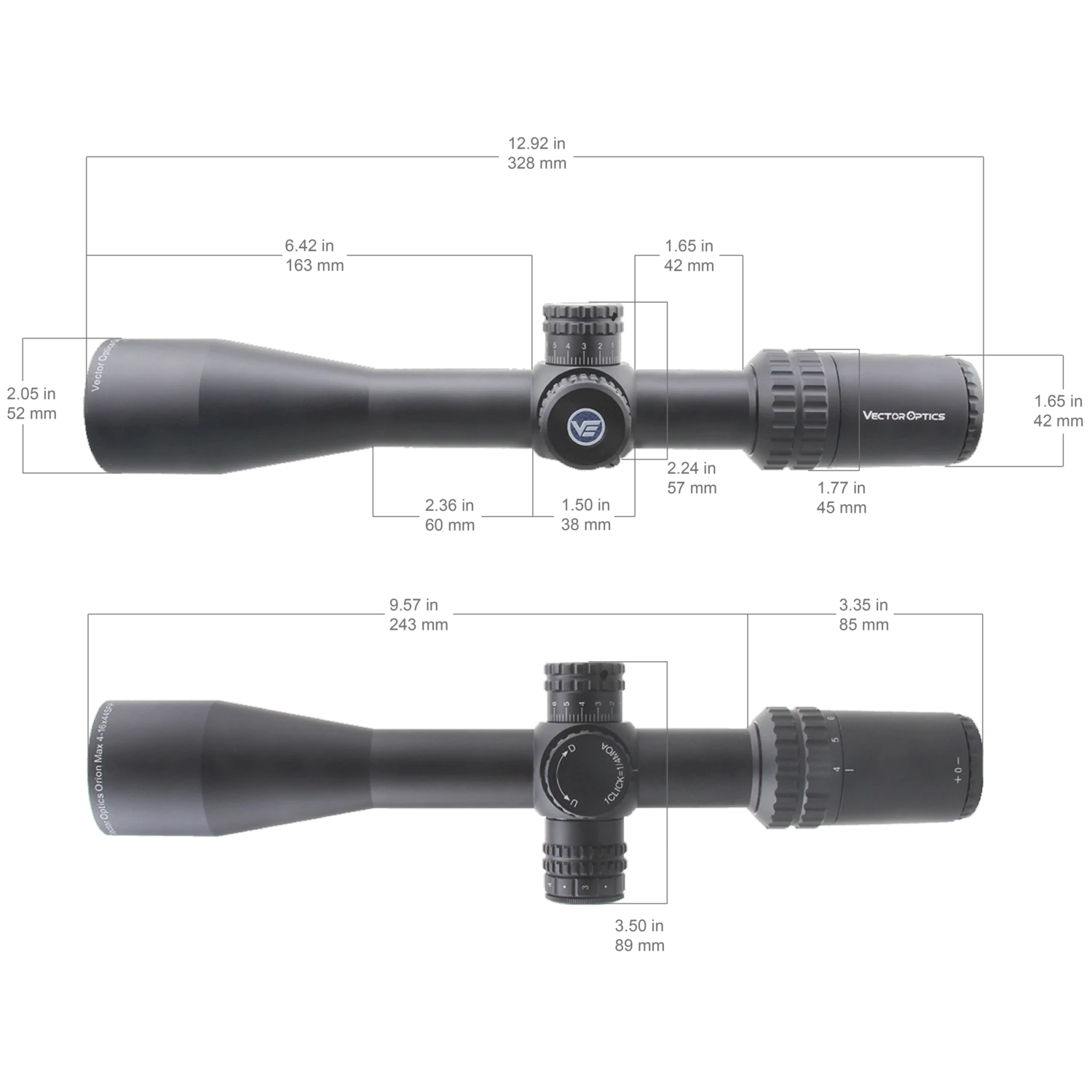 Vector Optics SCOL-42 Orion 4-16x44 MAX SFP Riflescope