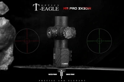 T-Eagle MR Pro 3x30IR 34mm Tubes Ultra compact Rifle Scope