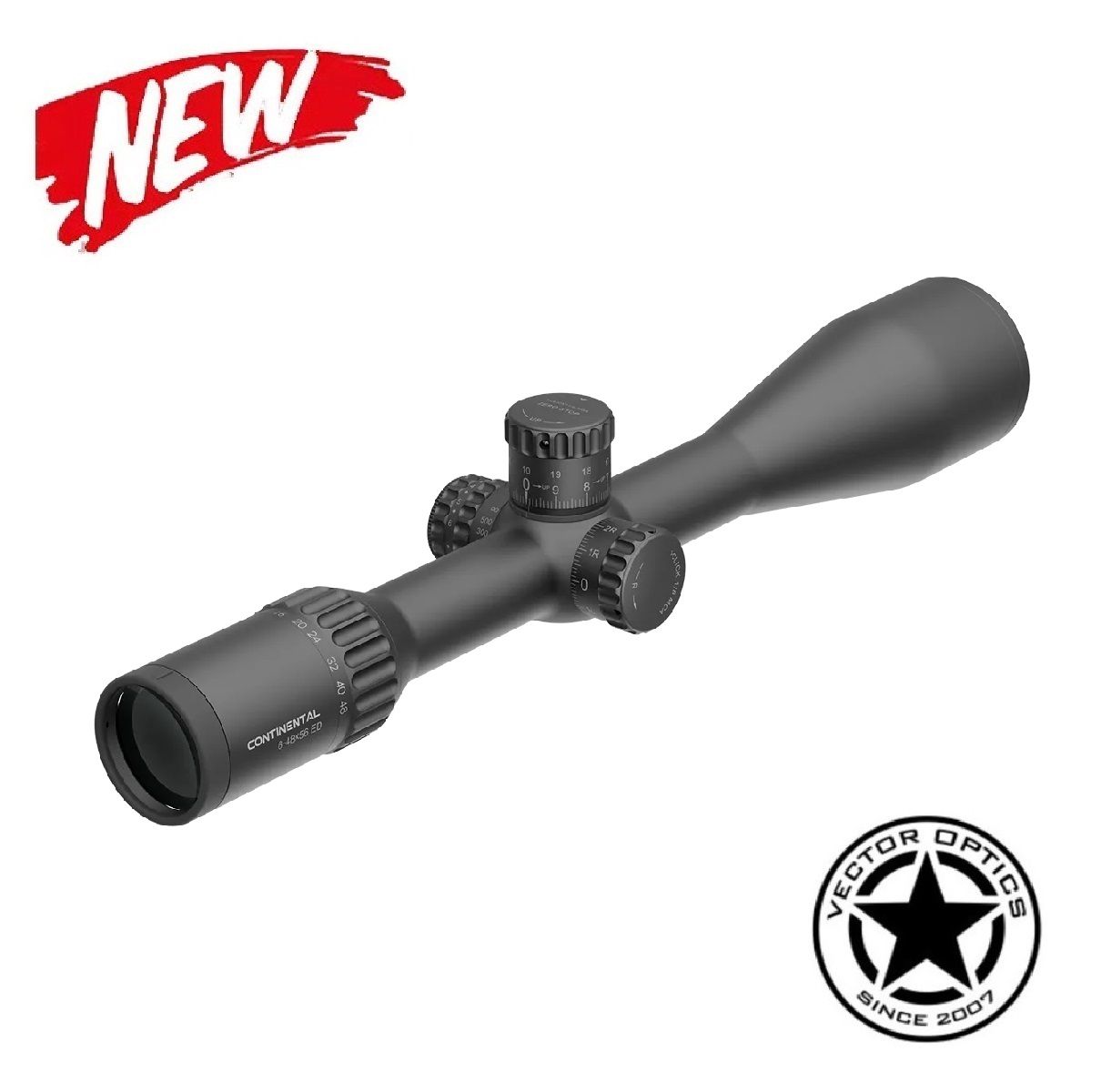 Vector Optics SCOL-TM52 Continental 6-48x56 ED MIL Tactical Rifle Scope