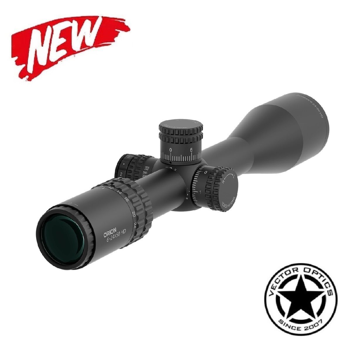 Vector Optics SCFF-61 Orion Pro Max 6-24x50 MIL HD FFP Rifle Scope