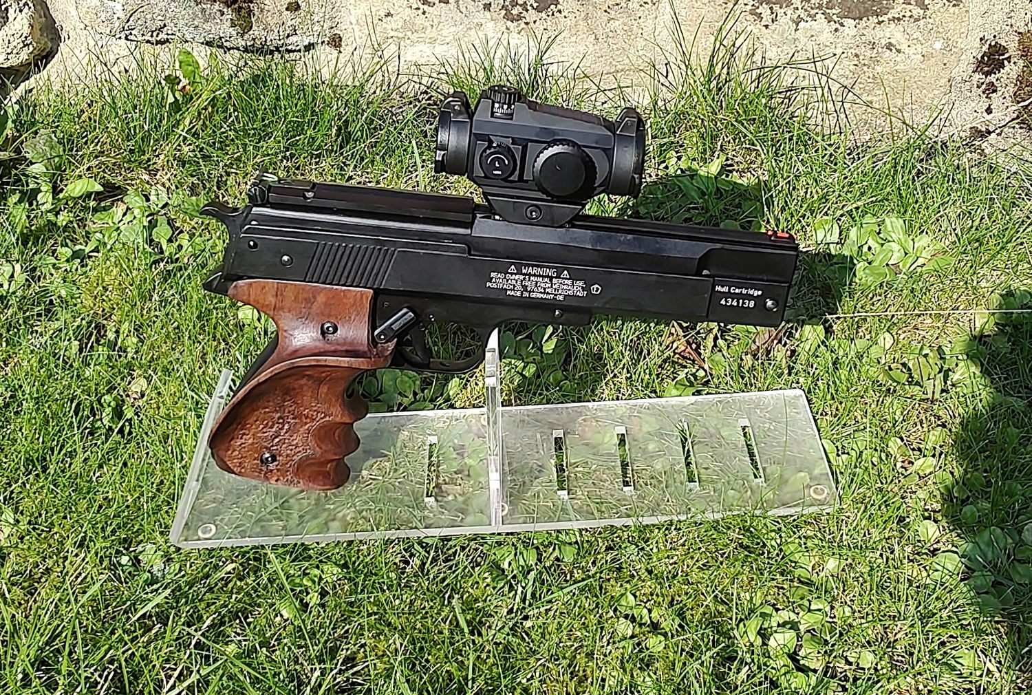 Vector Optics SCRD-PS12 Maverick-II Plus 1x22 Solar Power Red Dot Sight + HW45/75 Fitting Kit &amp; Recoil Stop