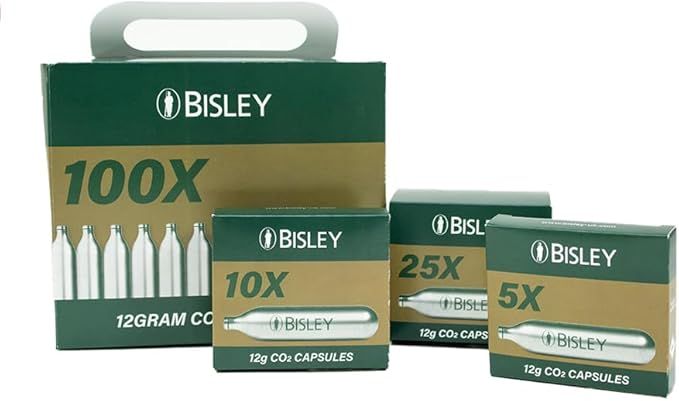 Bisley 12g Co2 Bulbs x 100 Capsules - Airsoft, Paintball, Air Guns or Air Rifle Bisley 12g Co2 Bulbs x 100 Capsules - Airsoft, Paintball, Air Guns or Air Rifle