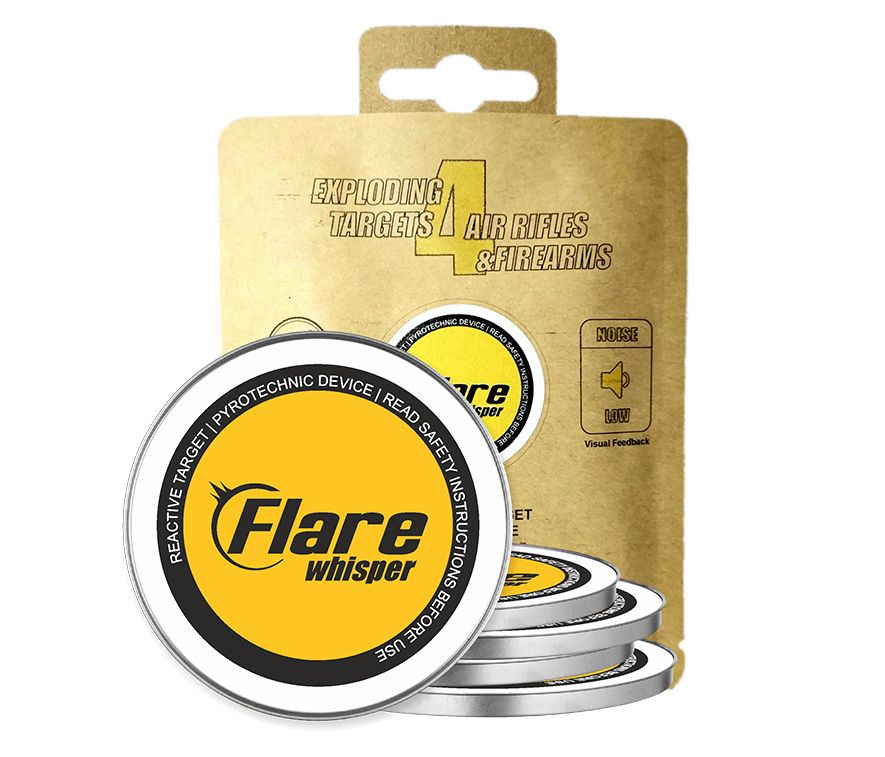 FLARE 38s Reactive Targets - Silent Flash &amp; Smoke Interactive