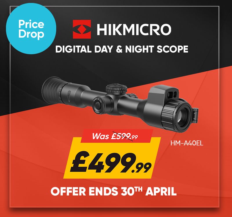 HIKMICRO Alpex 4K LITE LRF A40EL Digital Day and Night Vision Rifle Scope