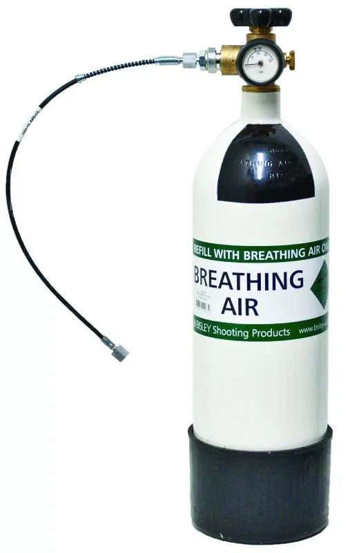 Bisley 5 Ltr Steel 300BAR Airgun Charging Cylinder Bottle & Fill Line Bisley 5 Ltr Steel 300BAR Airgun Charging Cylinder Bottle & Fill Line