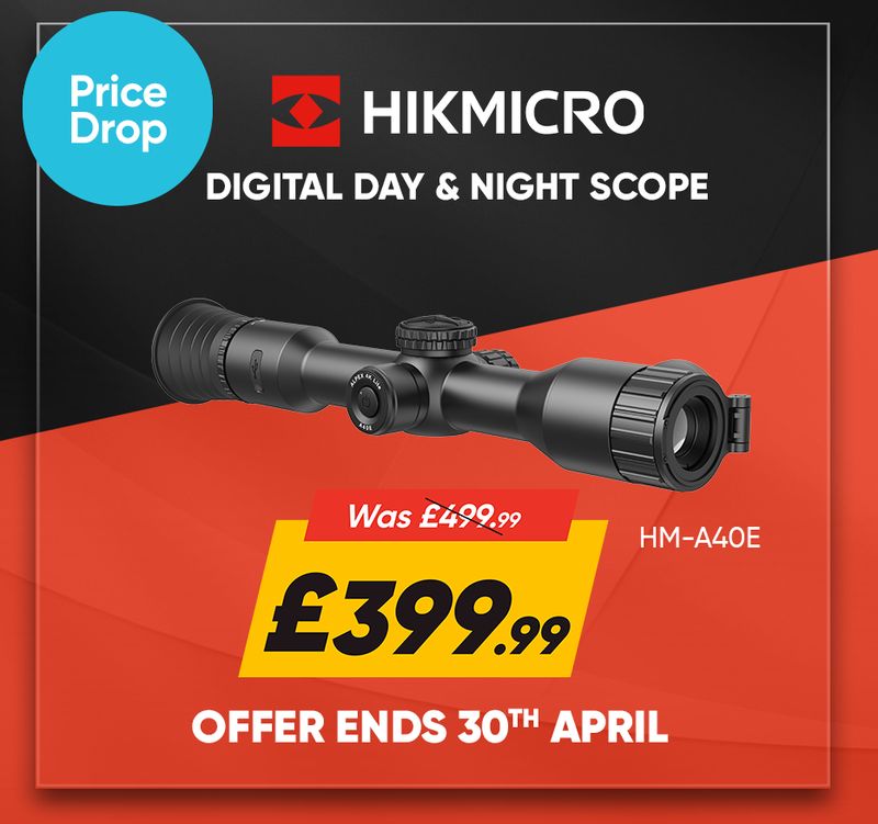 HIKMICRO Alpex 4K LITE A40E Digital Day and Night Vision Rifle Scope