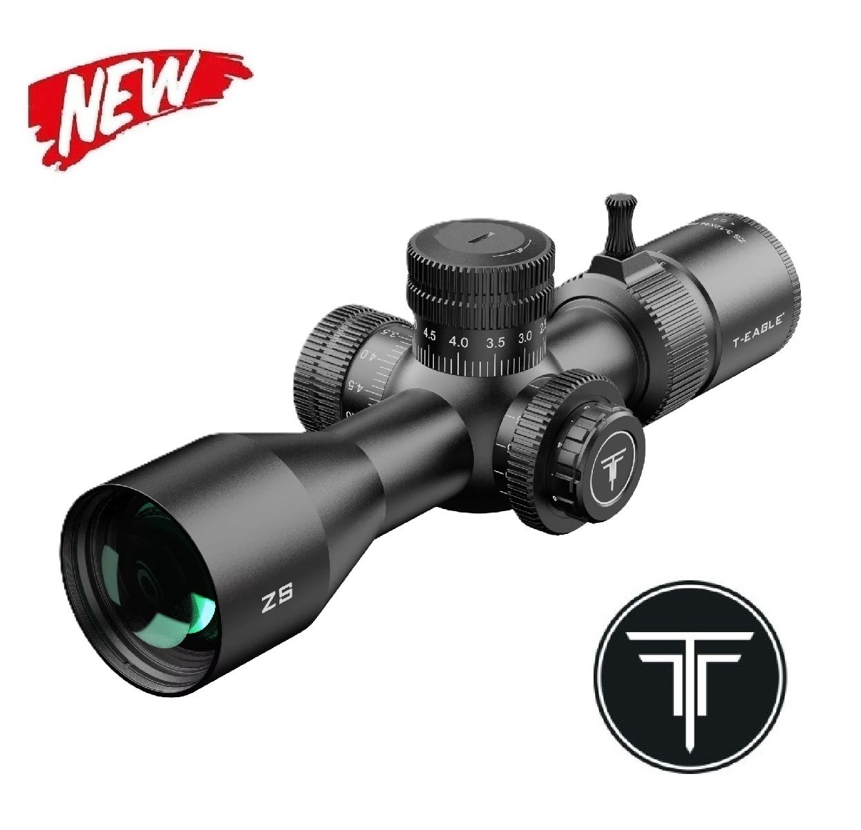 T-EAGLE ZS 3-12X44 FFP IR Ultra Compact Zero Stop Rifle Scope