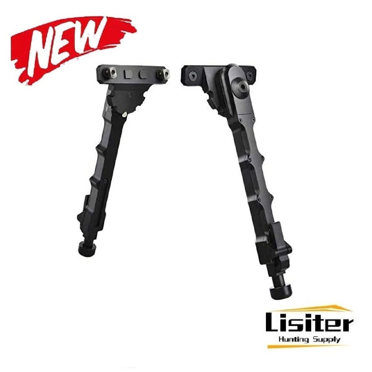 ACCU-TAC Style M-LOK Bipod Legs by Lisiter Hunting Supply V9 Tactical 7.5"- 9" Rifle Bipod Fully Adjustable and Lockable Legs