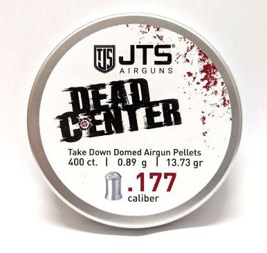 JTS Dead Center Domed .177 4.5mm Airgun Pellets - 13.73 grains 400pcs JTS Dead Center Domed .177 4.5mm Airgun Pellets - 13.73 grains 400pcs