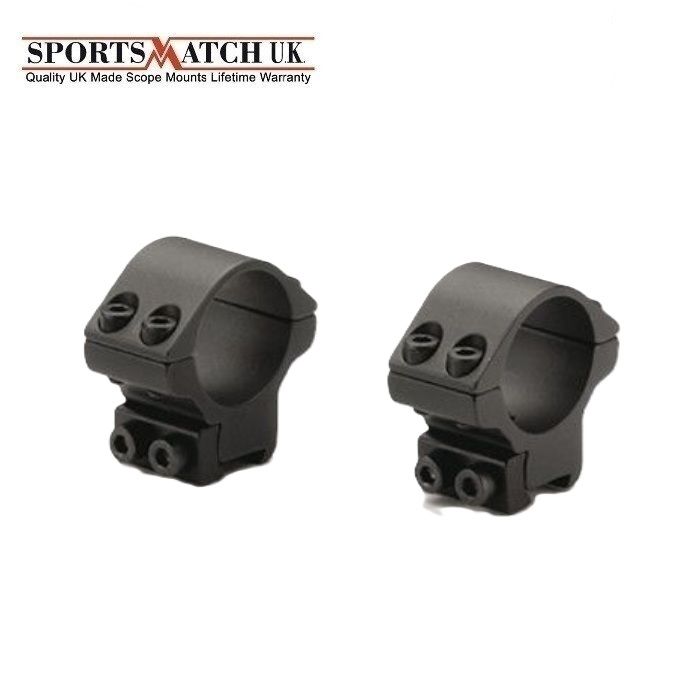 Sportsmatch LTO31C 1 Inch Double Screw 2 Piece Low Scope Rings Sportsmatch LTO31C 1 Inch Double Screw 2 Piece Low Scope Rings