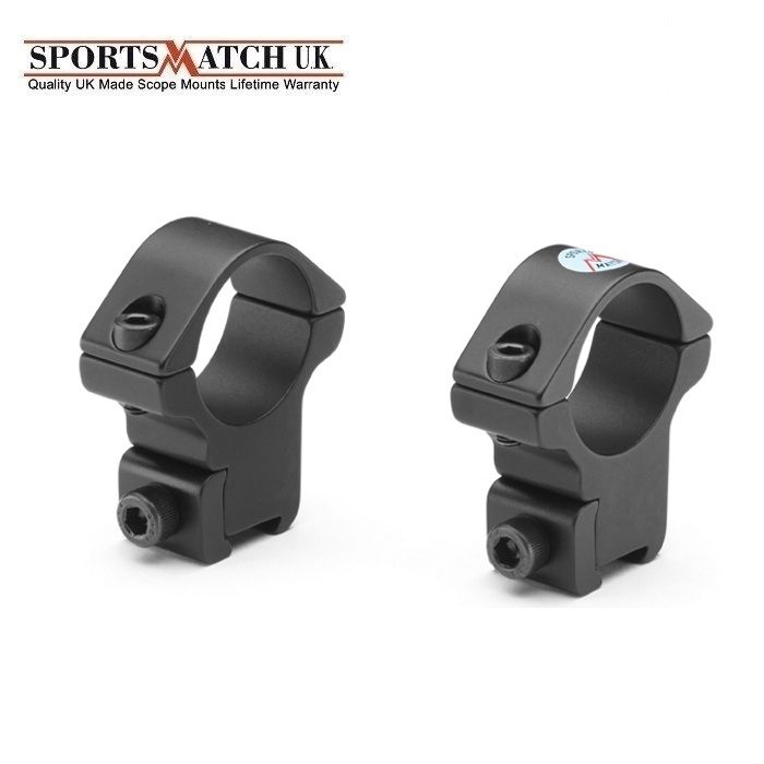 Sportsmatch TO1C 1 Inch Single Screw 2 Piece Medium Scope Rings Sportsmatch TO1C 1 Inch Single Screw 2 Piece Medium Scope Rings