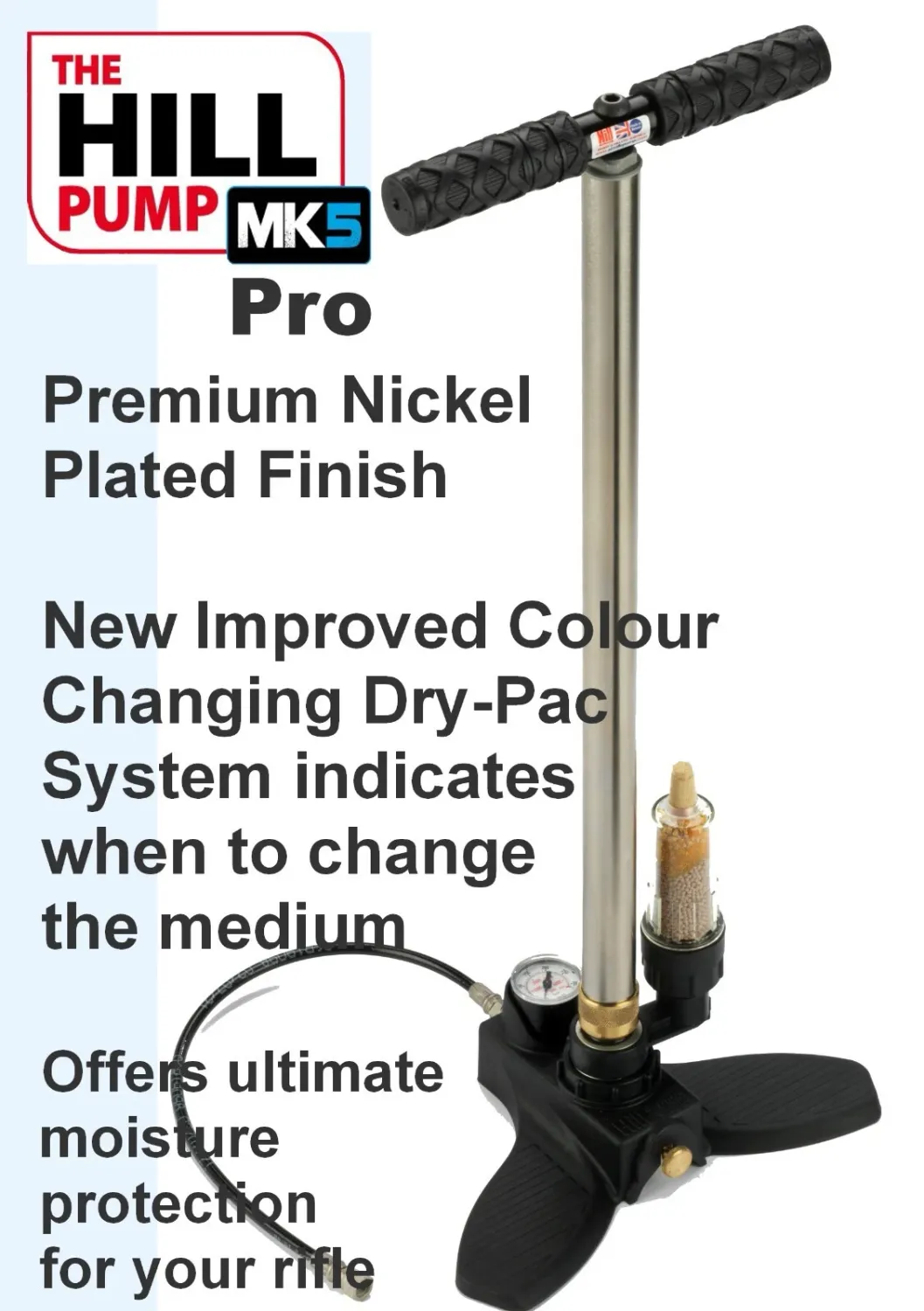再値下！+おまけ追加 新品 HILL PUMP MK5 PRO ハンドエアポンプ The Hill Pump MK5 Pro PCP Air Gun Pump with Patented Dry-Air
