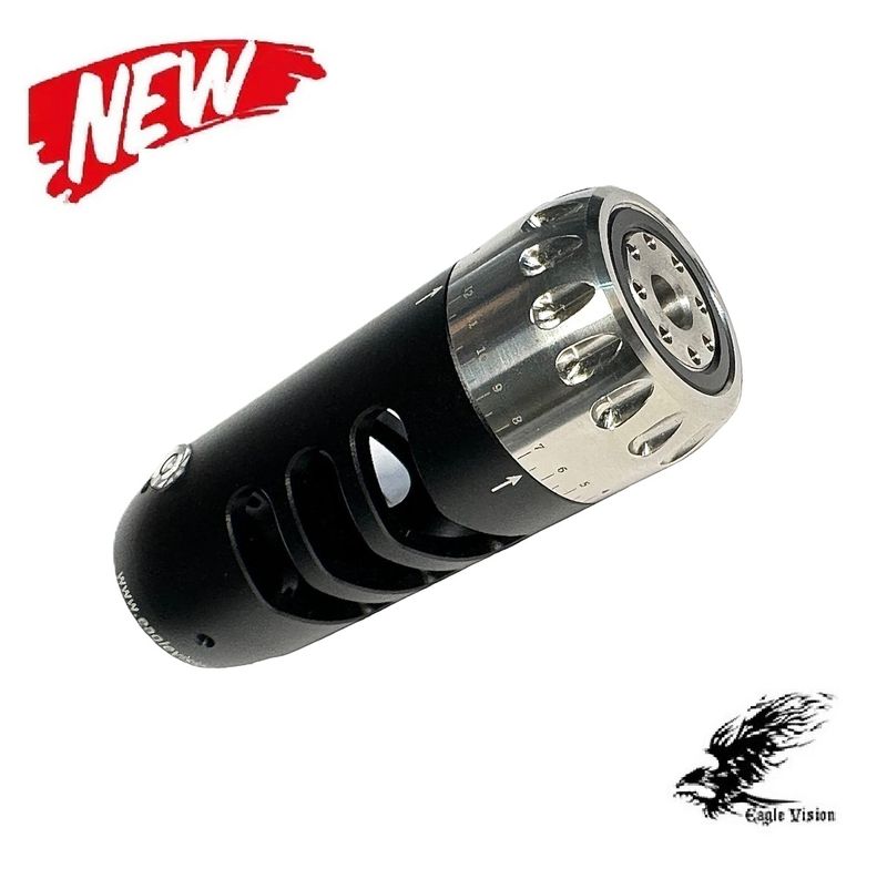 EVC Eaglevisoncam Muzzle Brake, Air Stripper &amp; Harmonic Barrel Tuner MZHT-50B