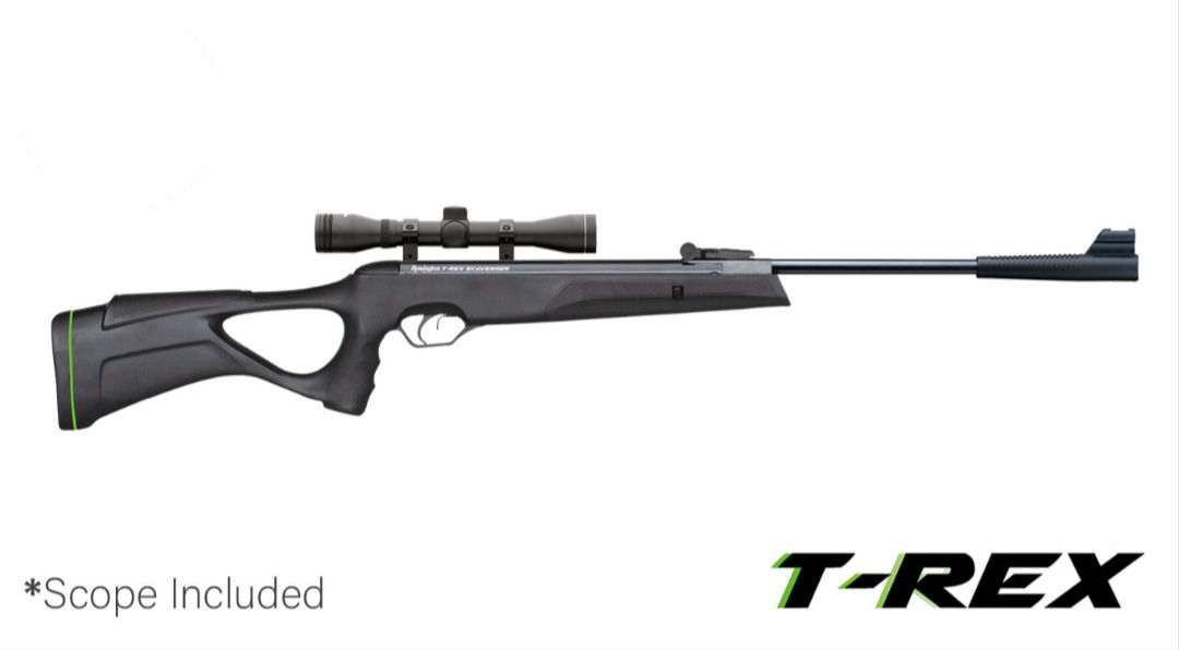 Remington T-Rex Scavenger Air Rifle Black + 4x32 Scope Remington T-Rex Scavenger Air Rifle Black + 4x32 Scope