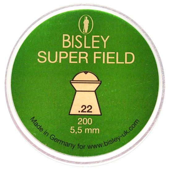Bisley Superfield .22 Airgun Pellets 15.1 grains 200pcs Bisley Superfield .22 Airgun Pellets 15.1 grains 200pcs