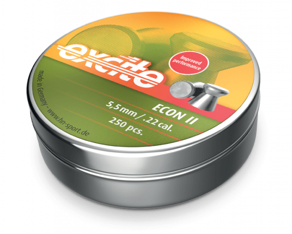 H&amp;N Excite ECON II Airgun Pellets .22 cal 5.5mm 250pcs