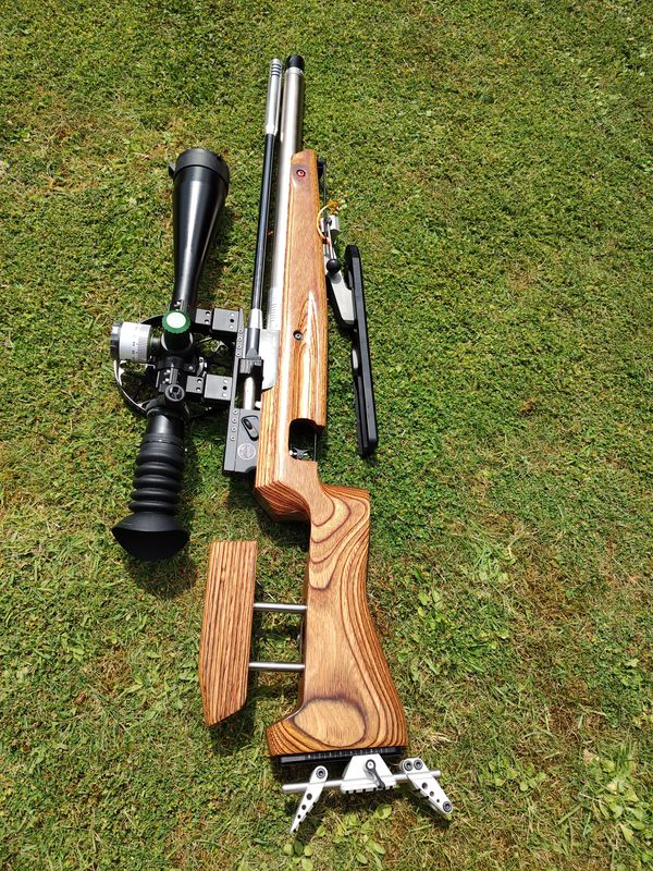 Air Arms Pro-Target FT .177cal Air Rifle & Big Nikko 10-50x60 Scope. (Left Handed) Air Arms Pro-Target FT .177cal Air Rifle & Big Nikko 10-50x60 Scope. (Left Handed)