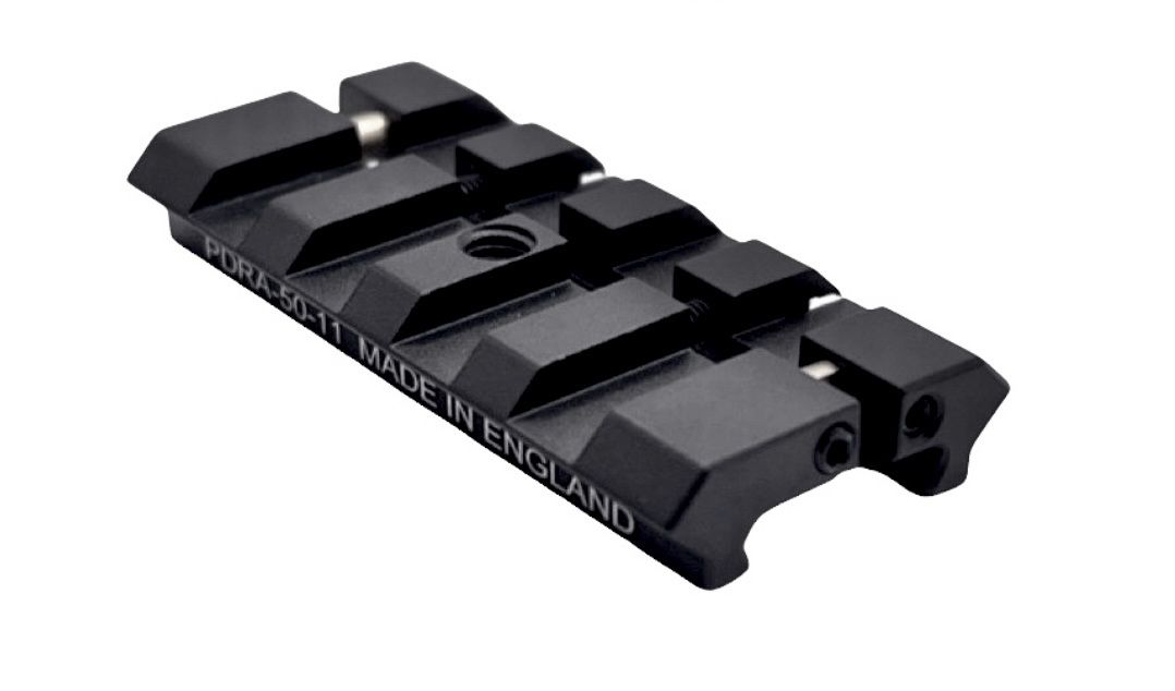 EVC Eaglevisioncam 50mm Dovetail To Picatinny Weaver 11 To 22mm Rail Converter