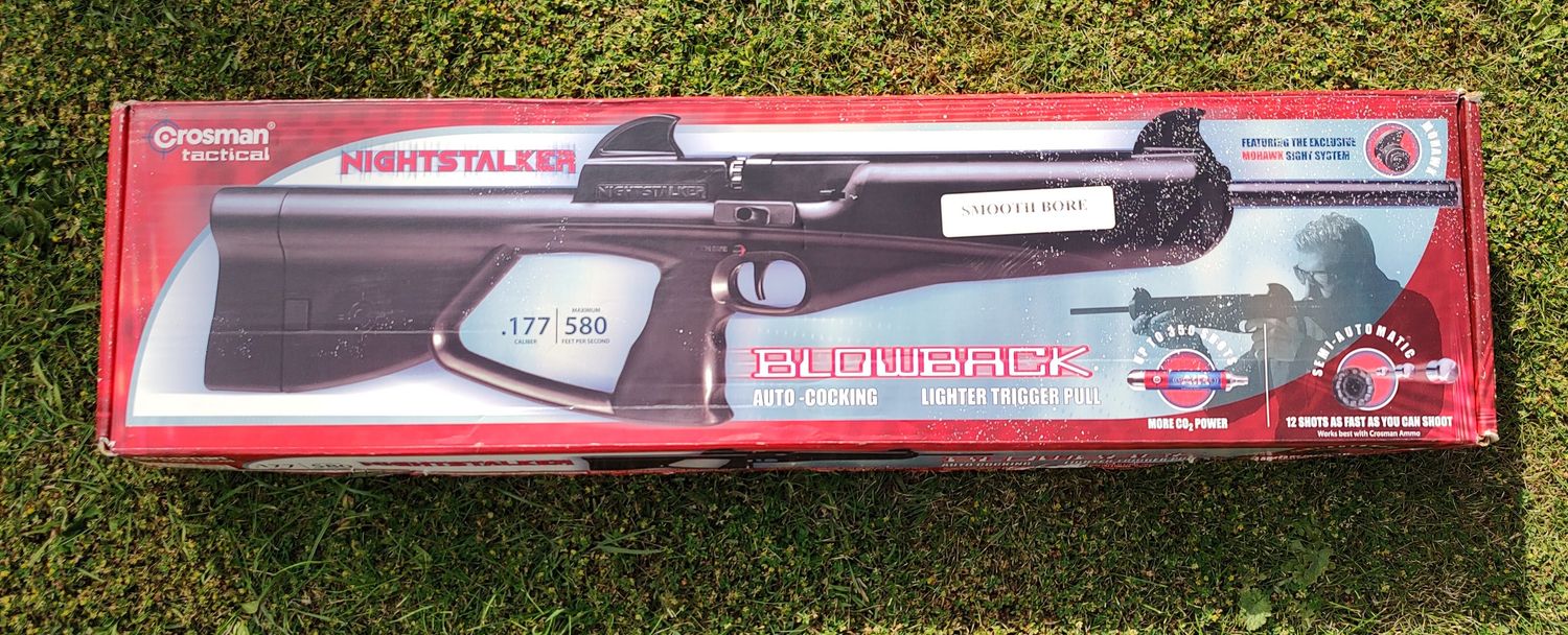 Crosman Nightstalker . 177 Blowback 12 Shot Semi Auto - Collectable Retro Circa 2005 Co2 Semi Automatic Crosman Nightstalker . 177 Blowback 12 Shot Semi Auto - Collectable Retro Circa 2005 Co2 Semi Automatic