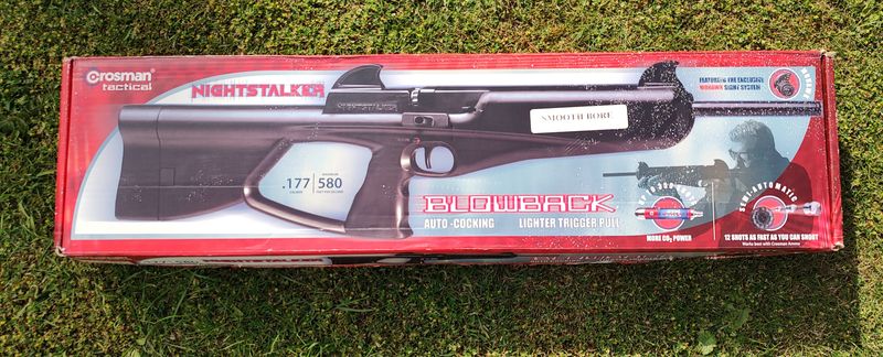 Crosman Nightstalker . 177 Blowback 12 Shot Semi Auto - Collectable Retro Circa 2005 Co2 Semi Automatic Crosman Nightstalker . 177 Blowback 12 Shot Semi Auto - Collectable Retro Circa 2005 Co2 Semi Automatic