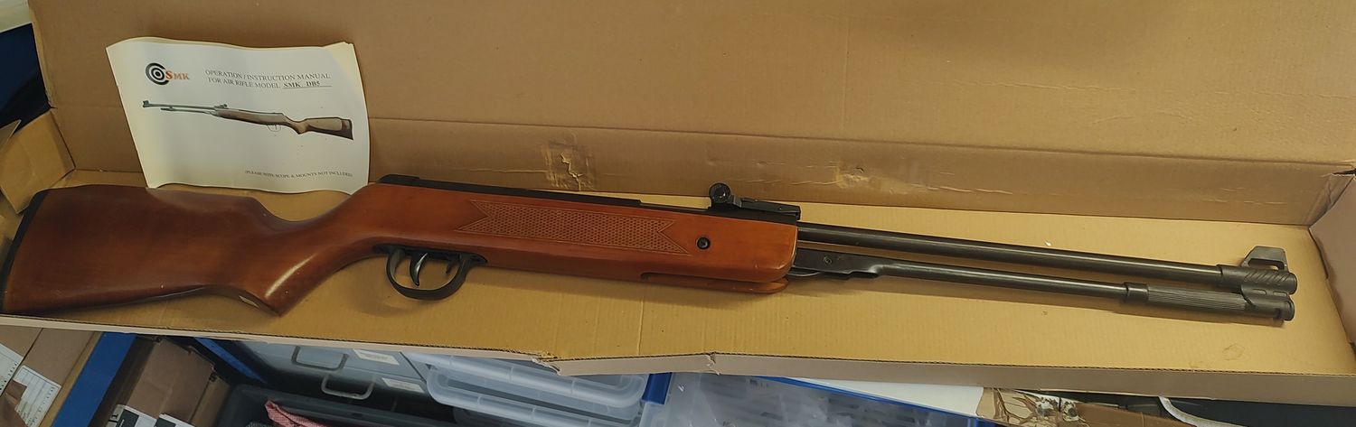 SMK DB5 Underlever Spring powered Air Rifle .22cal SMK DB5 Underlever Spring powered Air Rifle .22cal