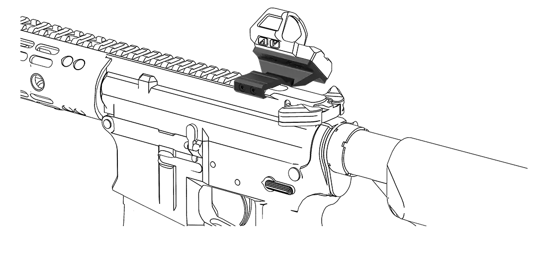 Vector Optics SCFRM-29 Universal 45° Offset Red Dot Sight Mount - Frenzy Vector Optics SCFRM-29 Universal 45° Offset Red Dot Sight Mount - Frenzy