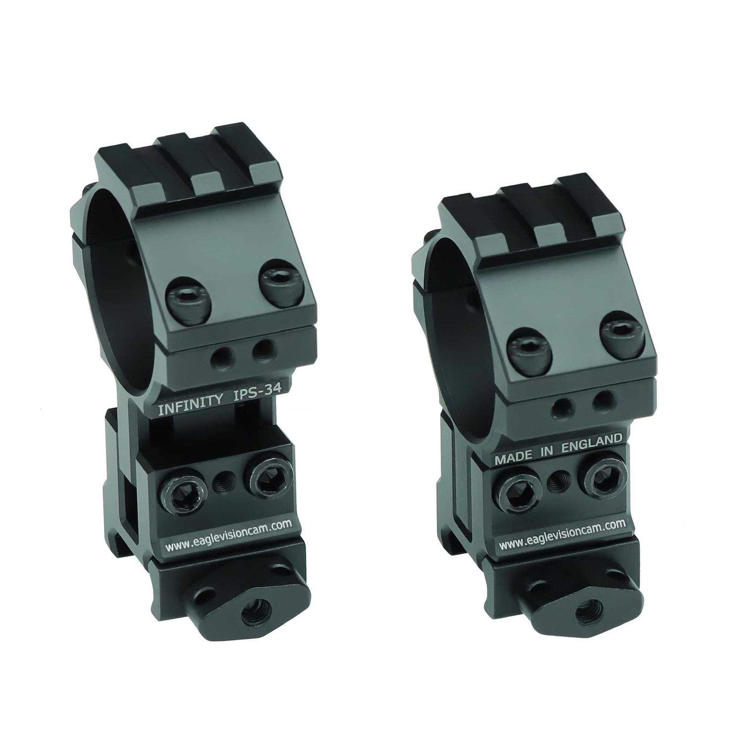 EVC Eaglevisioncam IPS-34 Infinity Elevation Premium Adjustable 34mm Picatinny Mounts EVC Eaglevisioncam IPS-34 Infinity Elevation Premium Adjustable 34mm Picatinny Mounts