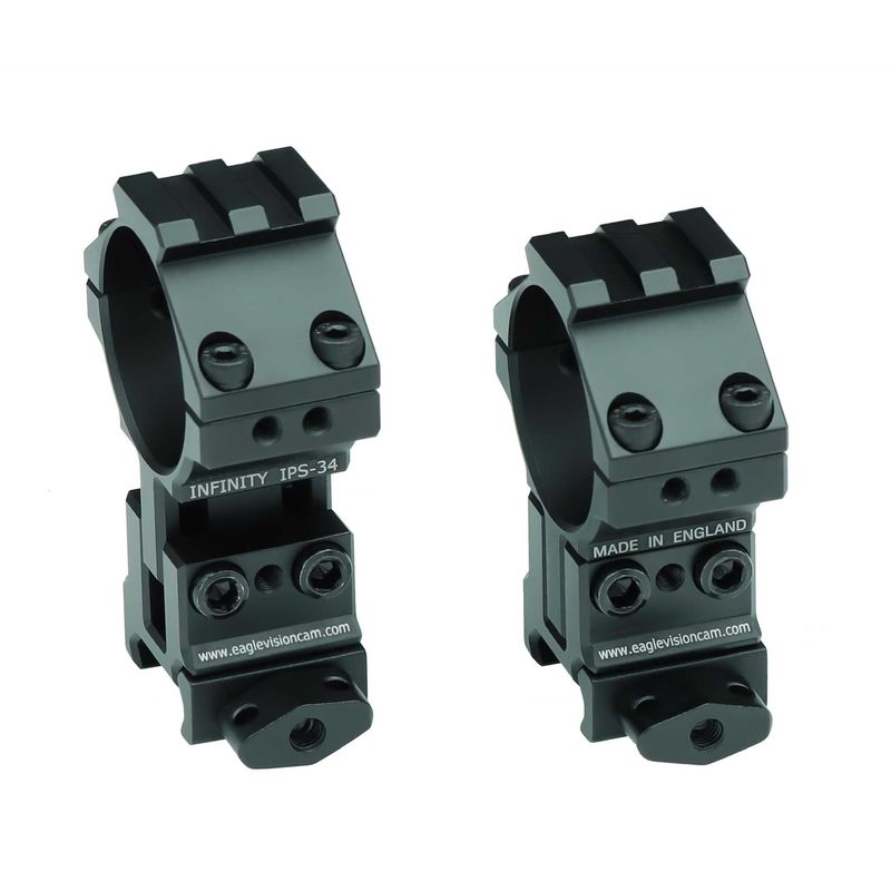 EVC Eaglevisioncam IPS-34 Infinity Elevation Premium Adjustable 34mm Picatinny Mounts EVC Eaglevisioncam IPS-34 Infinity Elevation Premium Adjustable 34mm Picatinny Mounts