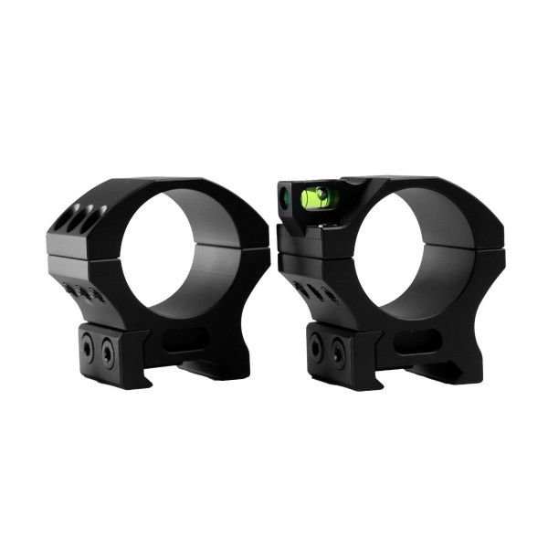 WULF Tactical Rings with Bubble Level - Picatinny - 30mm Tube - Low (25MM) WULF Tactical Rings with Bubble Level - Picatinny - 30mm Tube - Low (25MM)