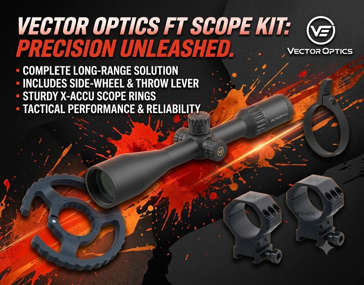 Vector Optics SCOL-TM52 Continental 6-48x56 ED MIL Field Target Kit Vector Optics SCOL-TM52 Continental 6-48x56 ED MIL Field Target Kit