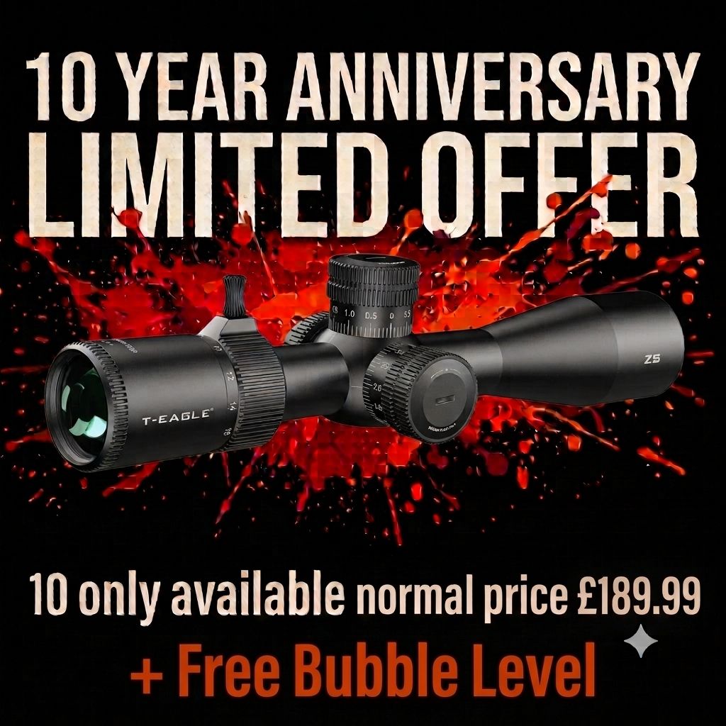 T-EAGLE ZS 4-16X44 FFP IR Ultra Compact Zero Stop Rifle Scope