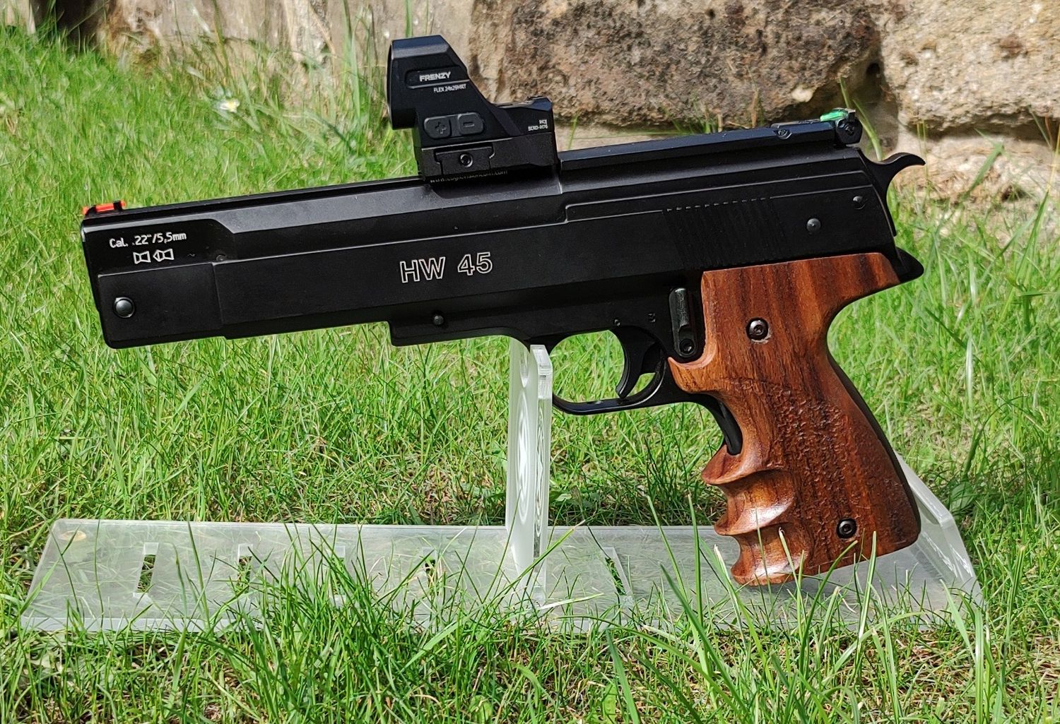 Vector Optics SCRD-M76 Frenzy Flex 24x29 Multi Reticle 2MOA Red Dot + HW45/75 Fitting Kit &amp; Recoil Stop