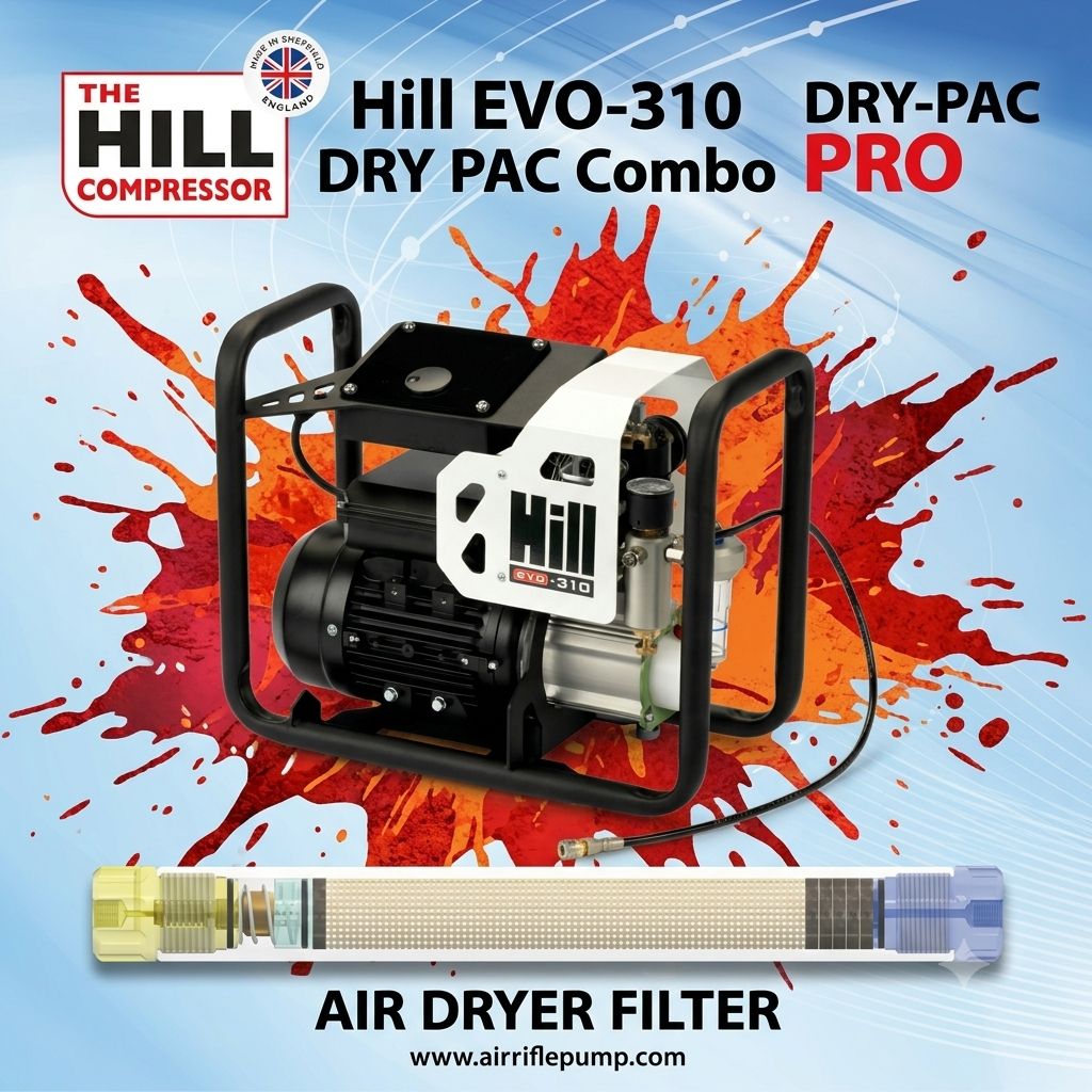 EVO-310 + Dry-Pac Pro Bundle– The Hill Electric Air Compressor Pump - LATEST MODEL EVO-310 + Dry-Pac Pro Bundle– The Hill Electric Air Compressor Pump - LATEST MODEL