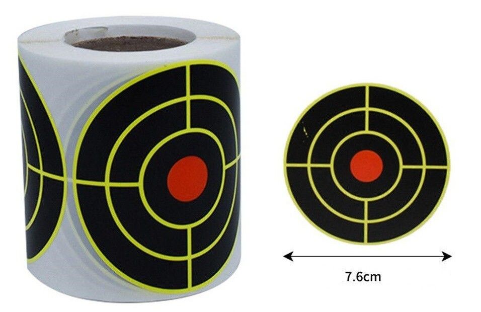 Splatter Targets - Self-Adhesive Target Stickers x 100 Piece Roll