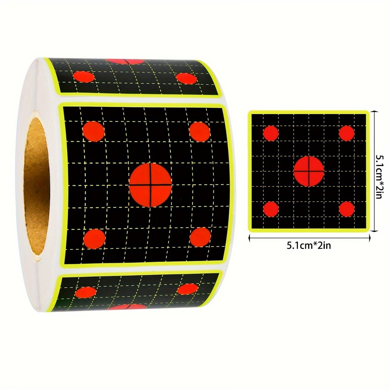 Splatter Targets - Self-Adhesive Target Stickers x 200 Piece Roll