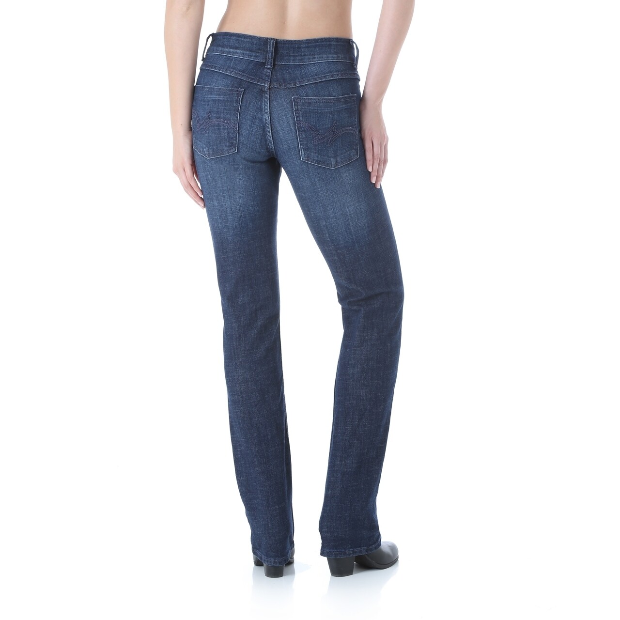 09MWTDS WRANGLER STRAIGHT LEG JEAN MID RISE