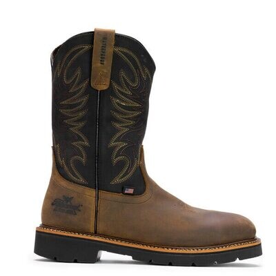 804 4330 THOROGOOD SQ TOE WP BLACK/CRZY HRS