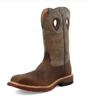 MXBN005 TWISTED X MNS 12 IN WESTERN WORK BOOT