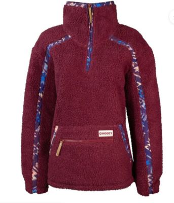 HFP005PK Hooey Ladies Pink Fleece Pullover