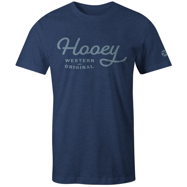 HT1566NV OG Hooey Mns Navy Crew Neck SS Tee