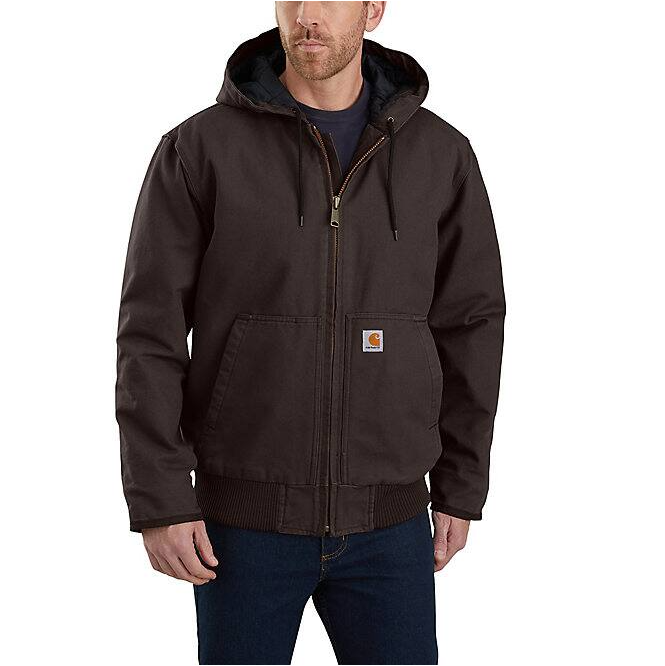 104050 DKB CARHARTT Lse Fit Wash Duck Insulat Jack