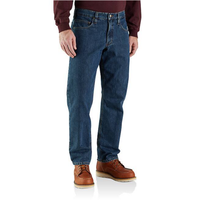 104942 H45 Carhartt Relaxed Fit FlannelLined 5Pock