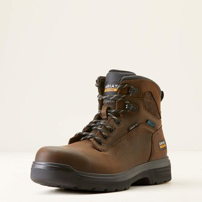 10046861 ARIAT MNS TURBO 6IN H2O CT RICH BRN