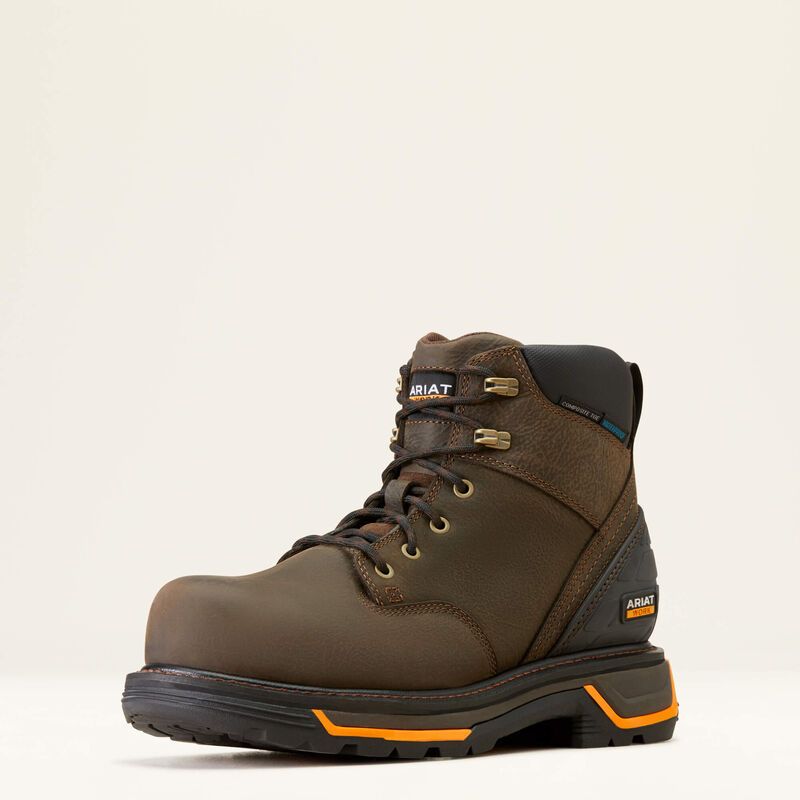 10042550 ARIAT MNS BIG RIG 6&quot; H2O CT IRN CFE